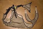 Khaki body/Sage Green doggie diaper
